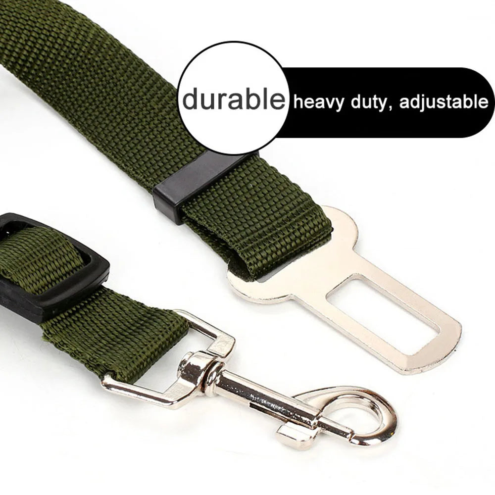 Adjustable Car Seat Belt Harness - For Pets