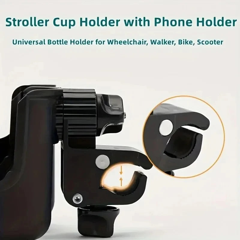 2 in 1 Stroller Cup and Phone Holder