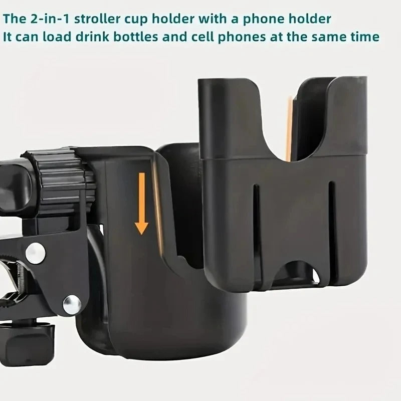 2 in 1 Stroller Cup and Phone Holder