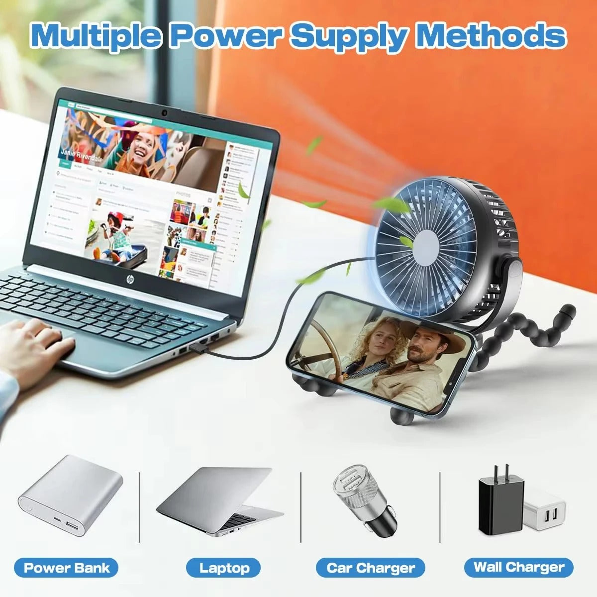 Multifunctional Portable Fan