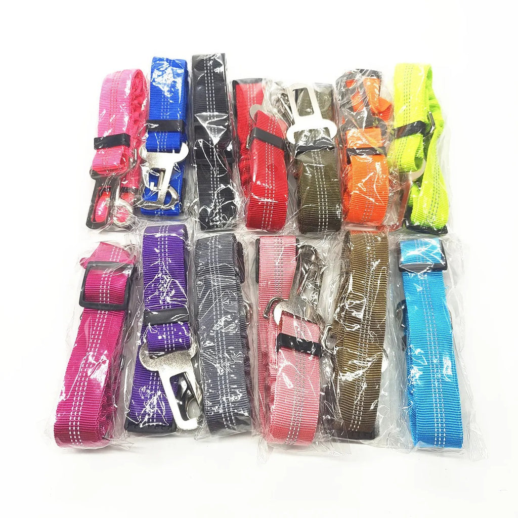Adjustable Car Seat Belt Harness - For Pets